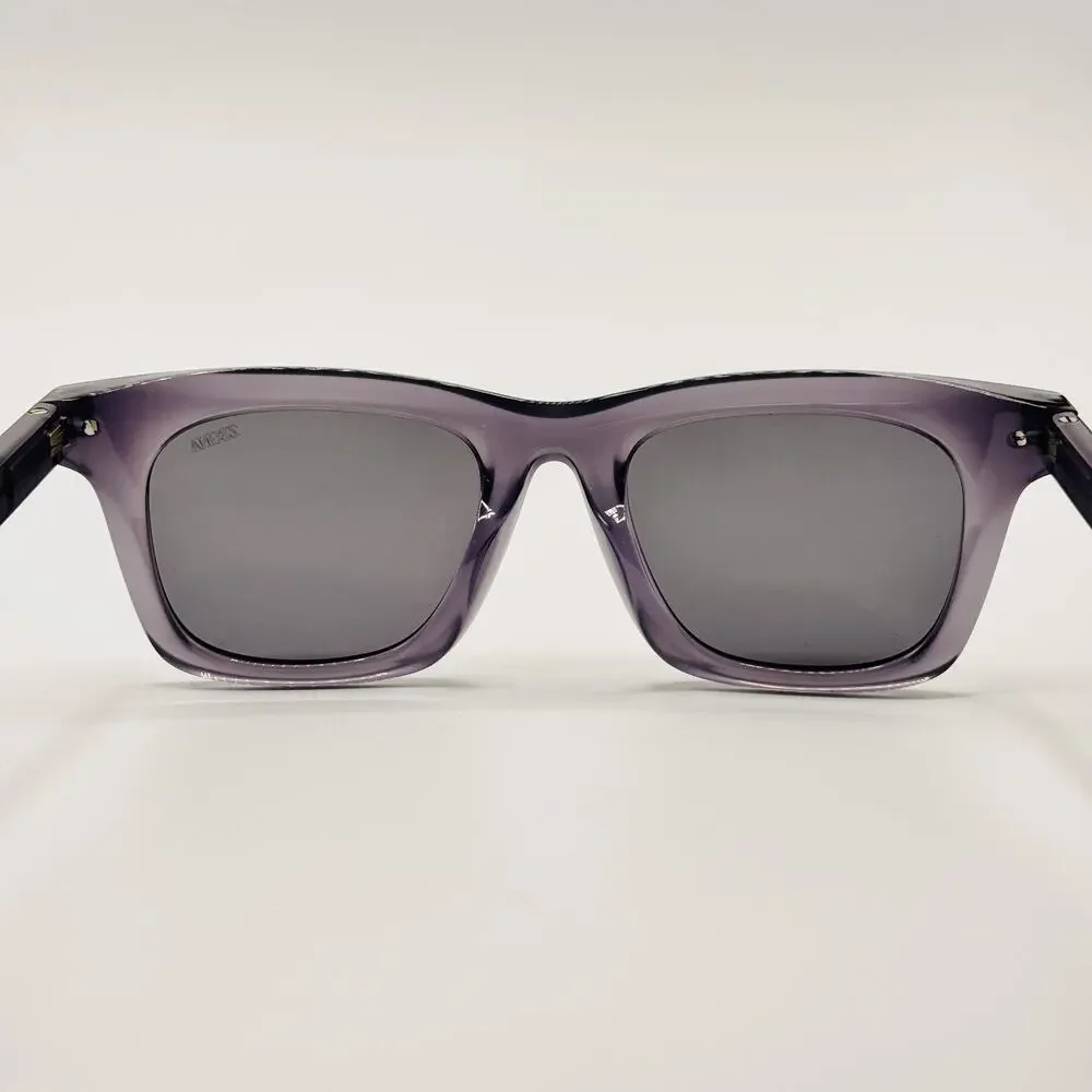 Ermenegildo Zegna Sunglasses EZ0270 20D Shiny Gray Frame Smoke POLARIZED Lens